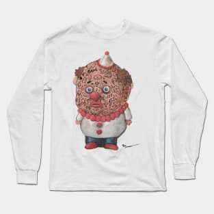 Nope the Clown | Original | Circus Clown with Face Tattoos | Inked Glory Fool Prince Long Sleeve T-Shirt